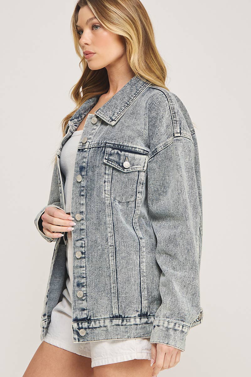 Bridgeton Oversized Denim Jacket for wholesale on Faire4