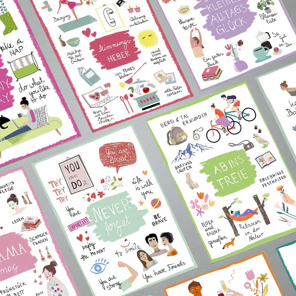 Fritzante – wholesale Vykort – Yogadag vykort A61