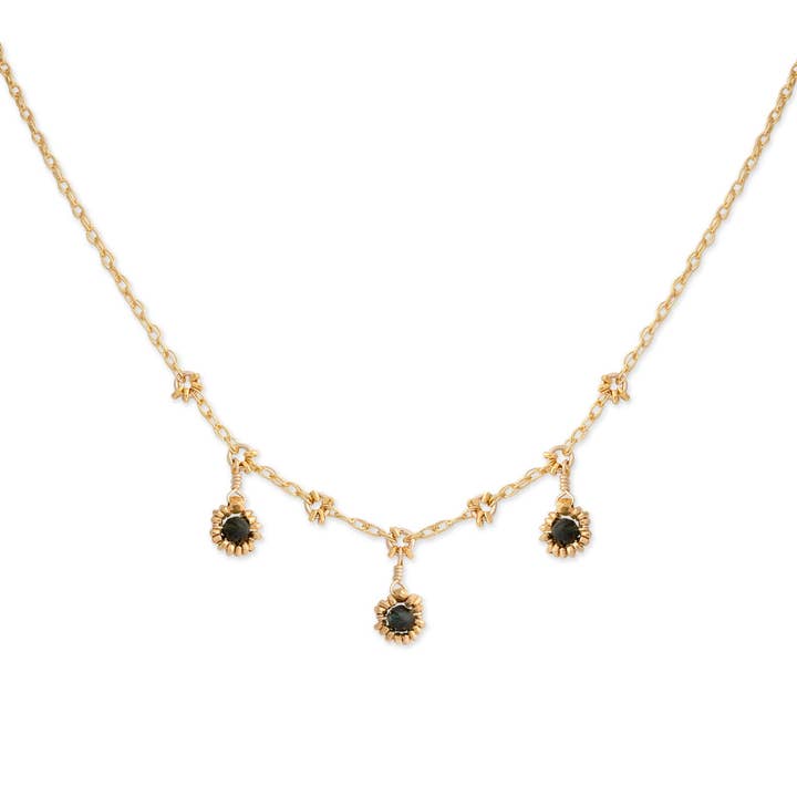 BELLA multi-drop turmalin halskæde for engroshandel hos Kate Winternitz Jewelry