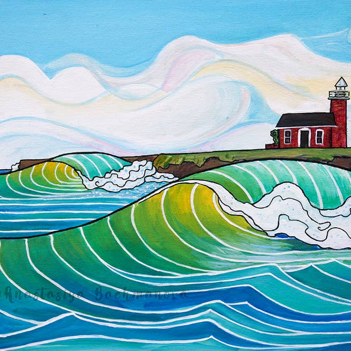 Stampa d'arte "Steamer Lane" per la vendita all'ingrosso da parte di Follow the Sun