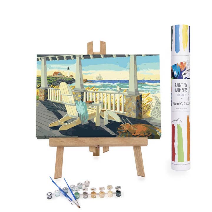 Beach and Sea decor - Christmas 2025 Gift Paint by Numbers for wholesale by Winnie's Picks
