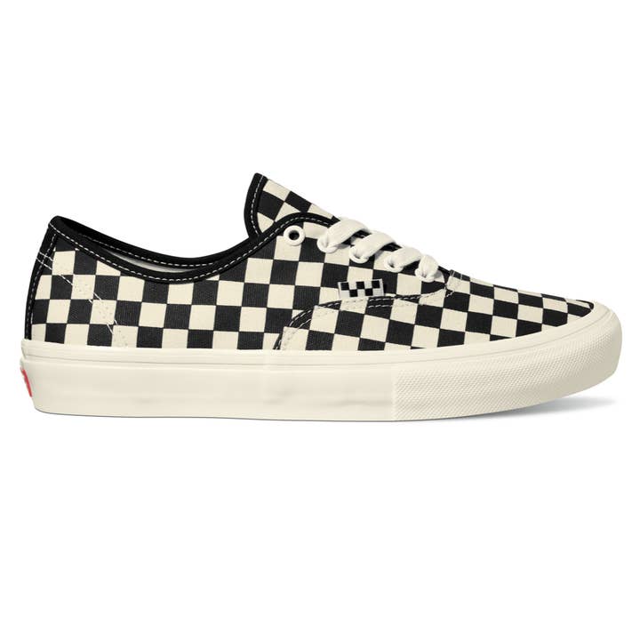 Vans Skate Authentic Checkerboard Marshmallow-sko för wholesale av Rat City Sk8 Shop