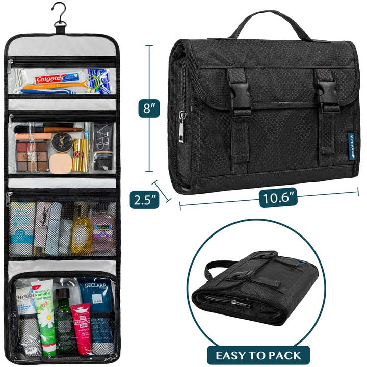 Pavilia - Wholesale Toiletry bag – Unisex - Buckle Hanging Toiletry Organizer Bag28