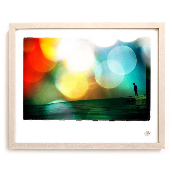 Stampa fotografica di surf "Pushin" - Serie Luce Presa in Prestito per la vendita all'ingrosso da parte di Matthew Allen Art