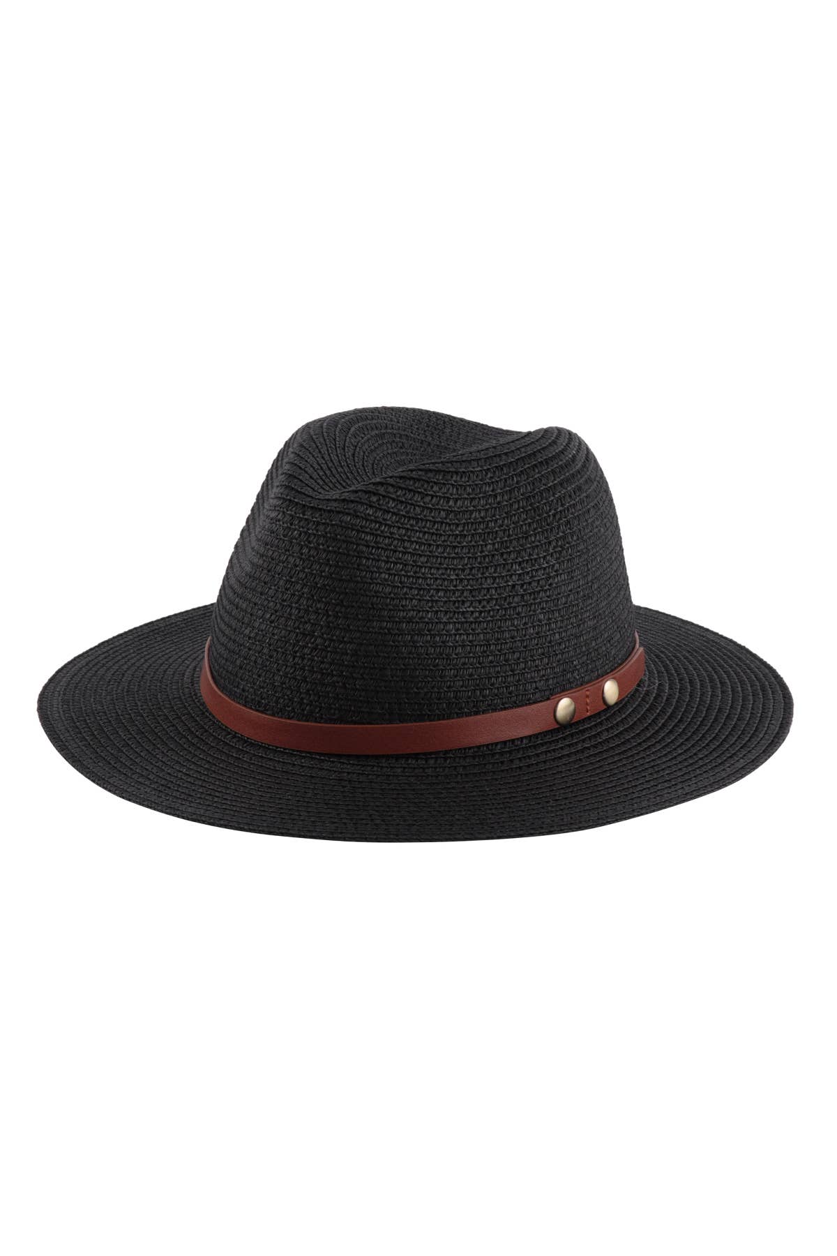 MYS Wholesale Inc - Wholesale Straw Hat - Women's - Panama Brim Summer Hat With Leather Strap6