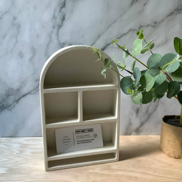 Left Corner Goods - Wholesale Wall Mounted Shelf - Arch Display Shelf | Curio Shelf | Shrine Altar display6