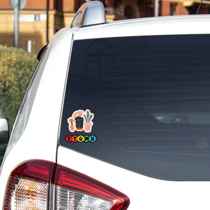 Juju and Moxie - Wholesale Sticker - T-Town Plush Tucson Vinyl Sticker