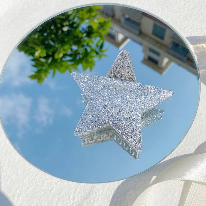 ACCITY - Wholesale Hair Clip - Women's - Y2K Star Hair Claw - Colorblock Dopamine Style_CWAHA05685