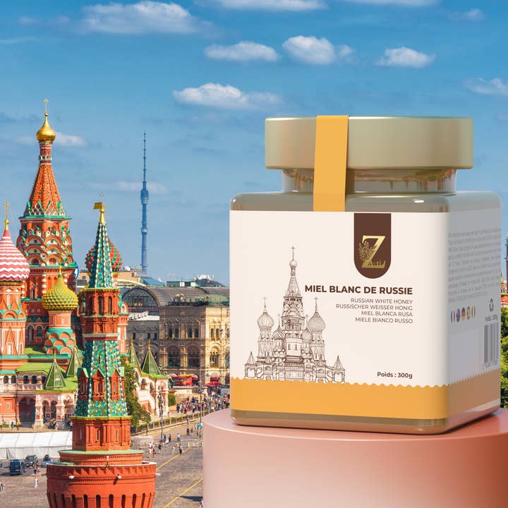 Zayti L.T.D.M – Mel por atacado – Mel Branco da Rússia: Sabor Excepcional 300 g1