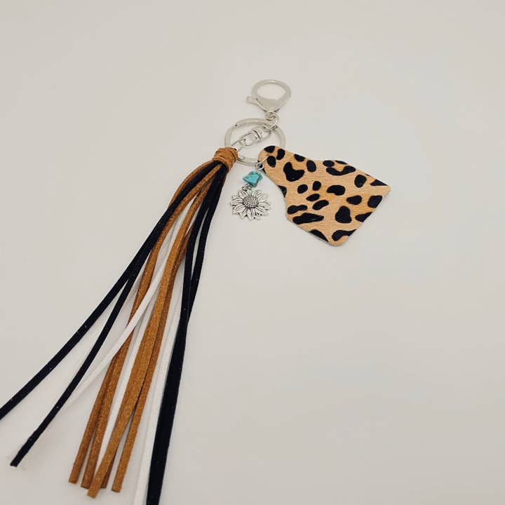 Mio Queena - Wholesale Keychain - Women's - Western Style Keychain Leather Tassel Handmade Jewelry - WJ