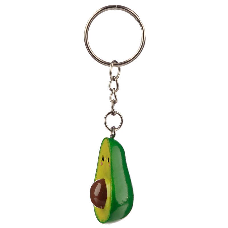 Puckator Ltd - Wholesale Keychain - Unisex - Kawaii Avocado Set of 2 Keyrings3