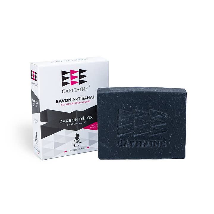 Bio-Seife „Carbon Detox“ - Reinigend - 100g für den Großhandel von Capitaine Cosmétiques