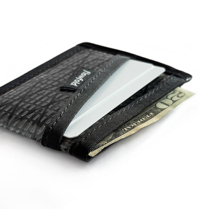 Flowfold - Wholesale Card Holder - Unisex - Recycled Sailcloth Craftsman - 3 Pocket Card Holder Wallet1