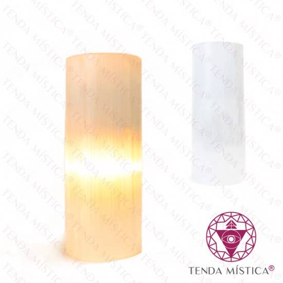 Tenda Mística – wholesale Pelarljus – Selenit Cylinderlampa 20 Cm