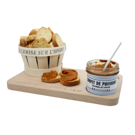 La cerise sur l'apéro - Wholesale Basket - Small toast basket1