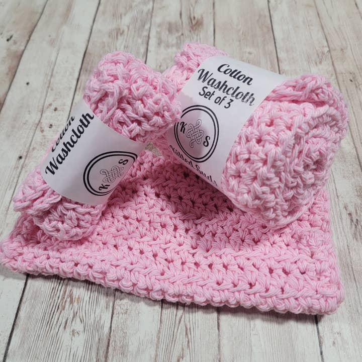 Pano de Algodão Rosa Claro por atacado de Kilted Suds