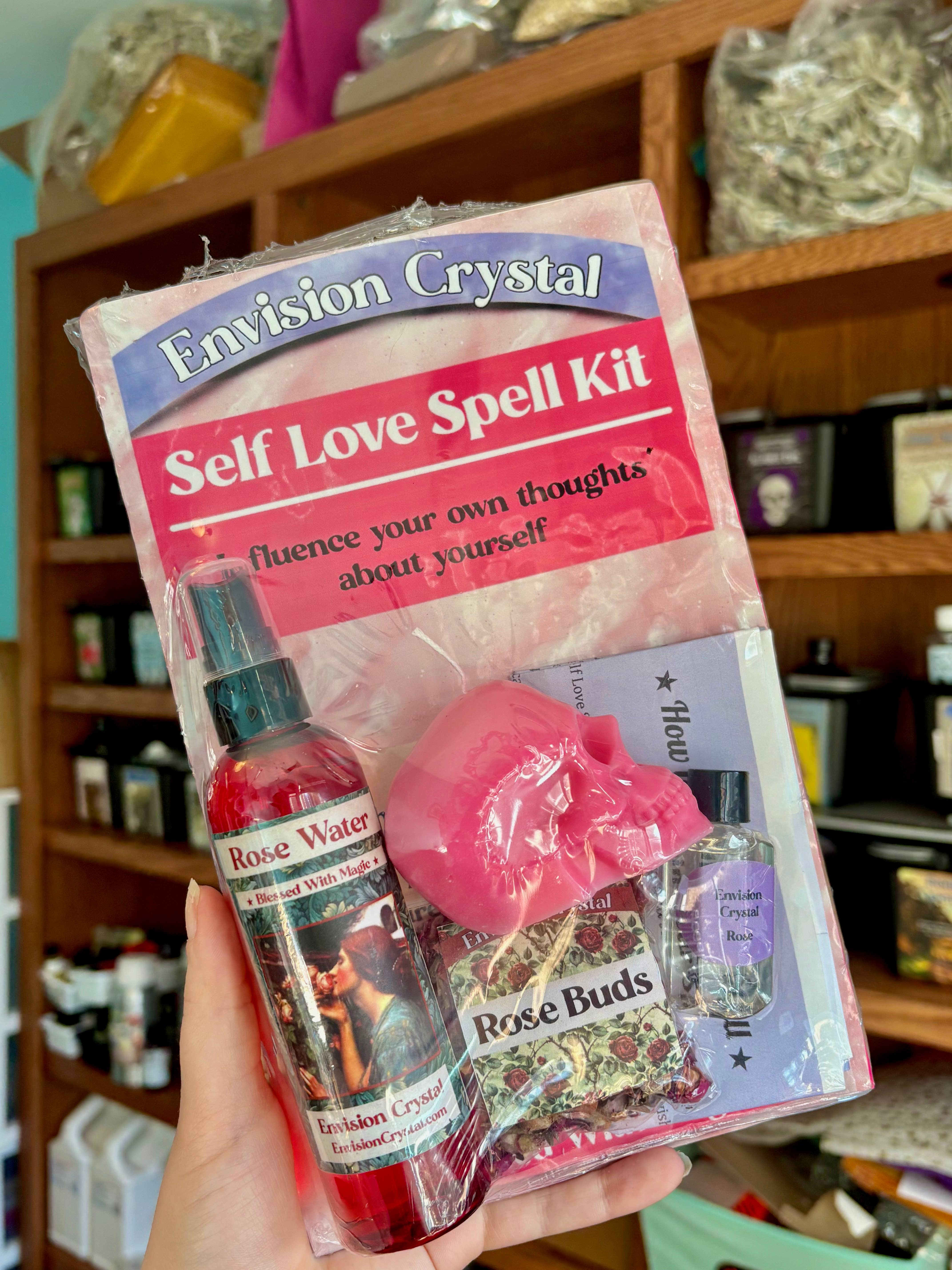 Envision Crystal - Wholesale Meditation Supplies - Self Love Manifestation Spell Kit- Handmade - Ritual Kit4