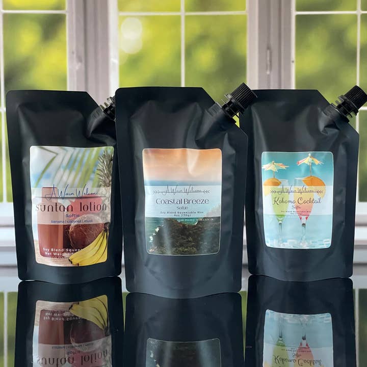 A Warm Welcome - Wholesale Wax Melt - Suntan Lotion Softie | Super-Scented Squeeze Wax2