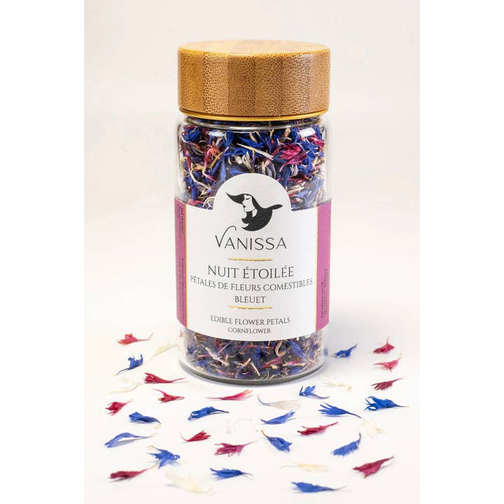 Vanissa - Wholesale Dried Spice - Starry Night: Edible Flower Petals: Cornflower