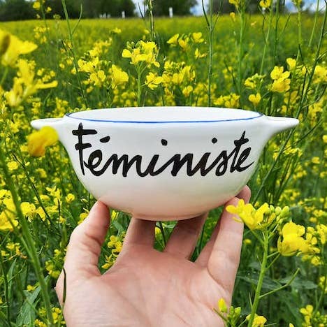 Bol Breton Revisité - FÉMINISTE pour la vente par Pied De Poule