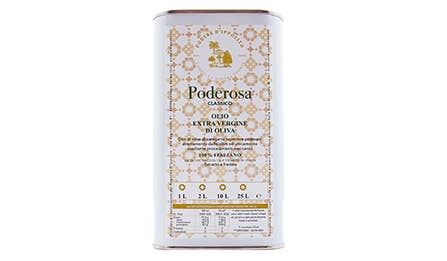 Podere D'Ippolito - Wholesale Olive Oil - Extra virgin olive oil pack of 6 cans of 2 liters0