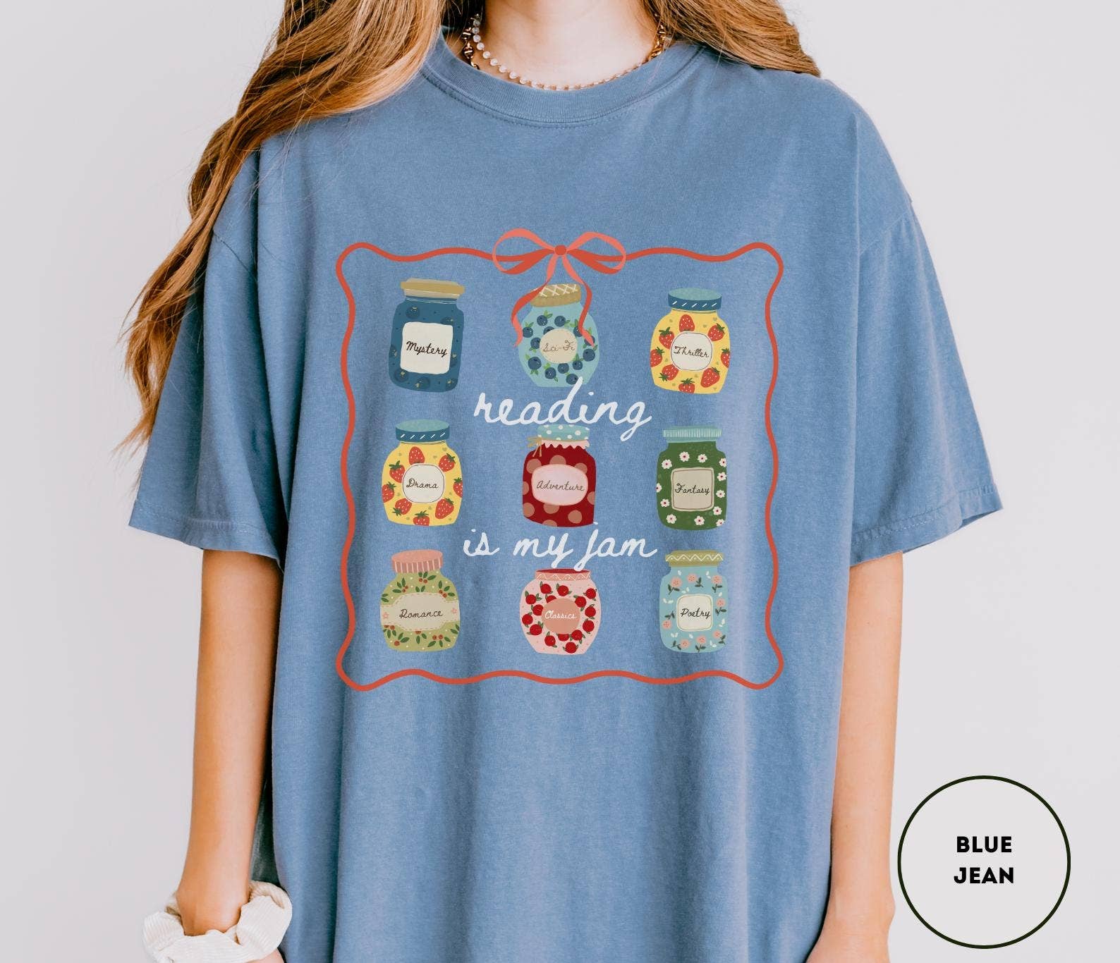 Glaime - Wholesale T-Shirt (Graphic) - Women's - Comfort Colors Bookish Shirt, Bookworm Shirt, Book Lover Tee3