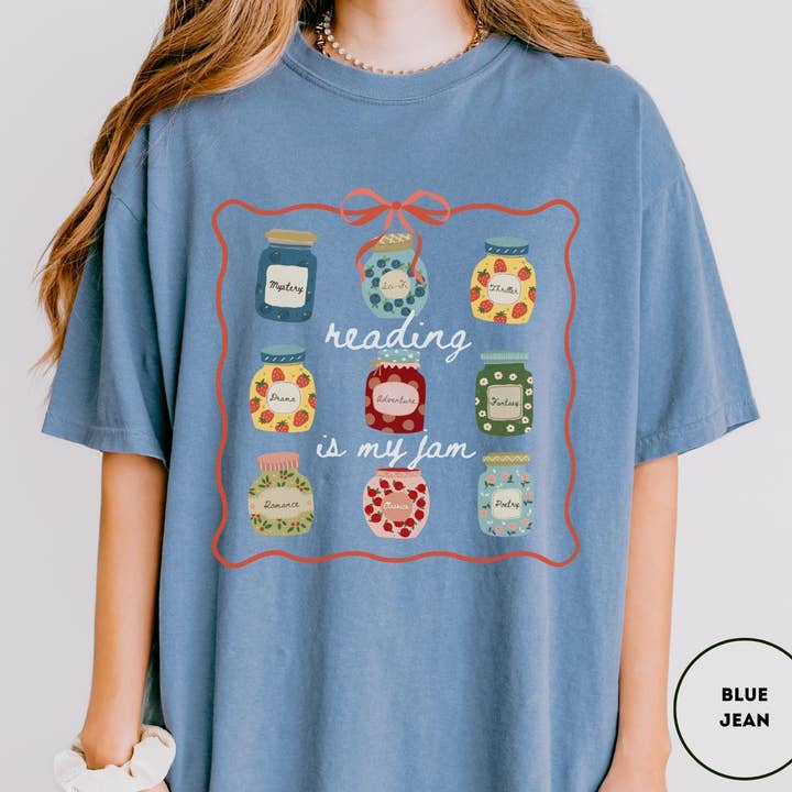 Glaime - Wholesale T-Shirt (Graphic) - Women's - Comfort Colors Bookish Shirt, Bookworm Shirt, Book Lover Tee3