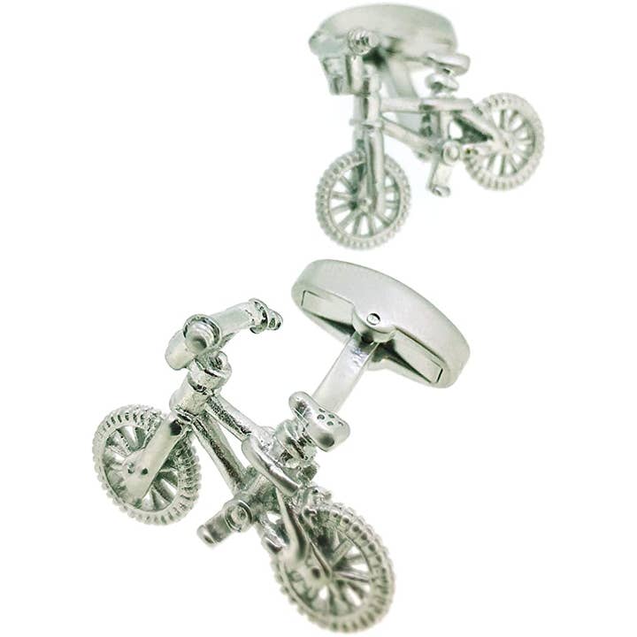 Cufflinks for Bicycle Shirt Mountain Bike 3D Steel for wholesale by Beclosetoyou