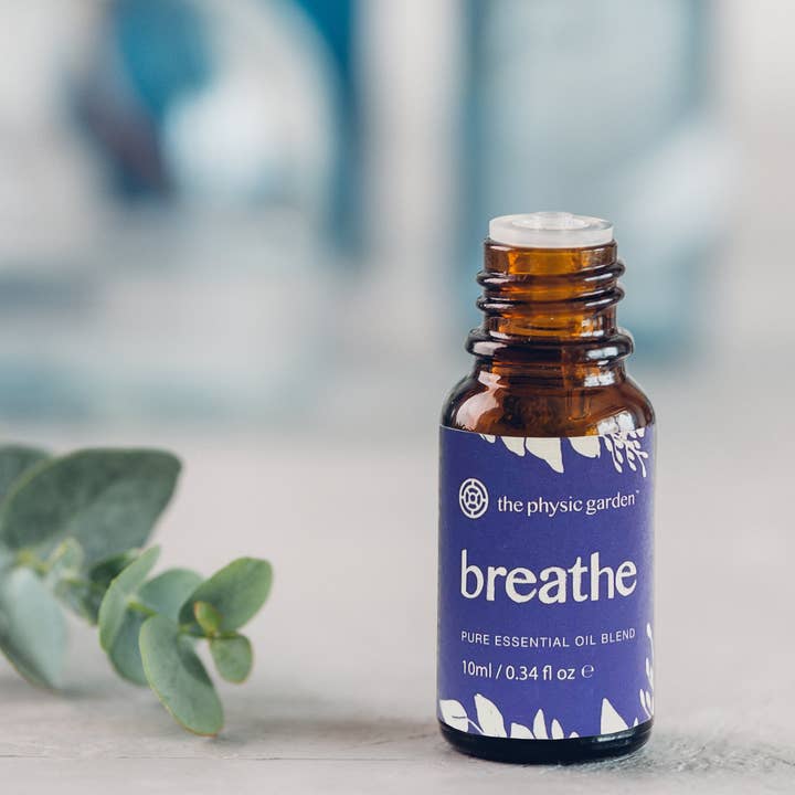 Breathe Essential Oil 10ml by The Physic Garden for wholesale by The Physic Garden