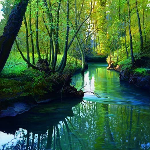 Adriano Galasso - Rivière Stella pour la vente par Migneco & Smith