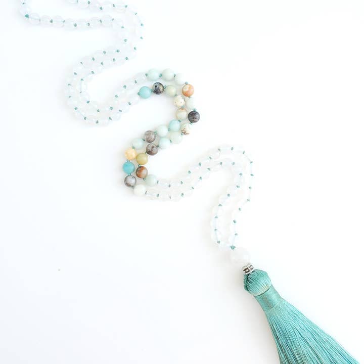 Amazonita e ônix branco por atacado de humble heart