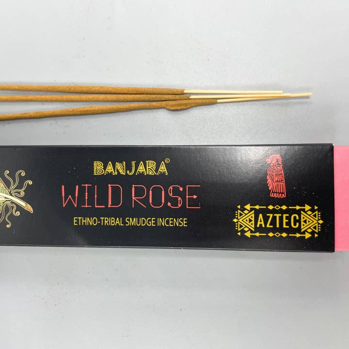AW Artisan - Wholesale Incense - 12x Tribal Banjara Fumigation Incense - Wild Rose1