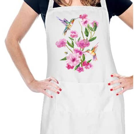 M Design Studio Gifts - Wholesale Apron - Pink Floral Blossom Apron1