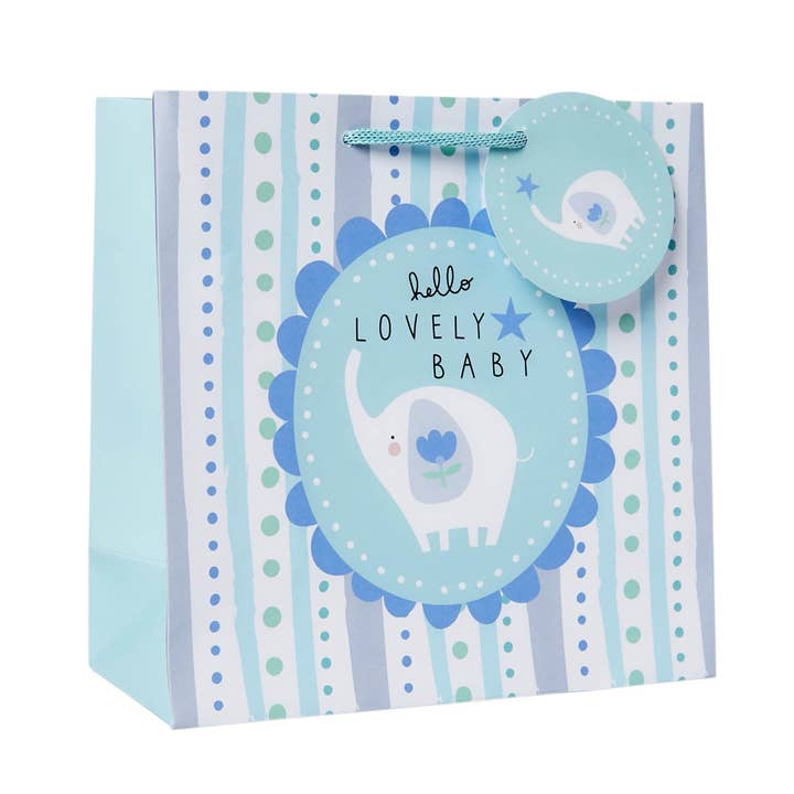 Bolsa de regalo mediana para bebé niño para venta al por mayor de Belly Button Designs