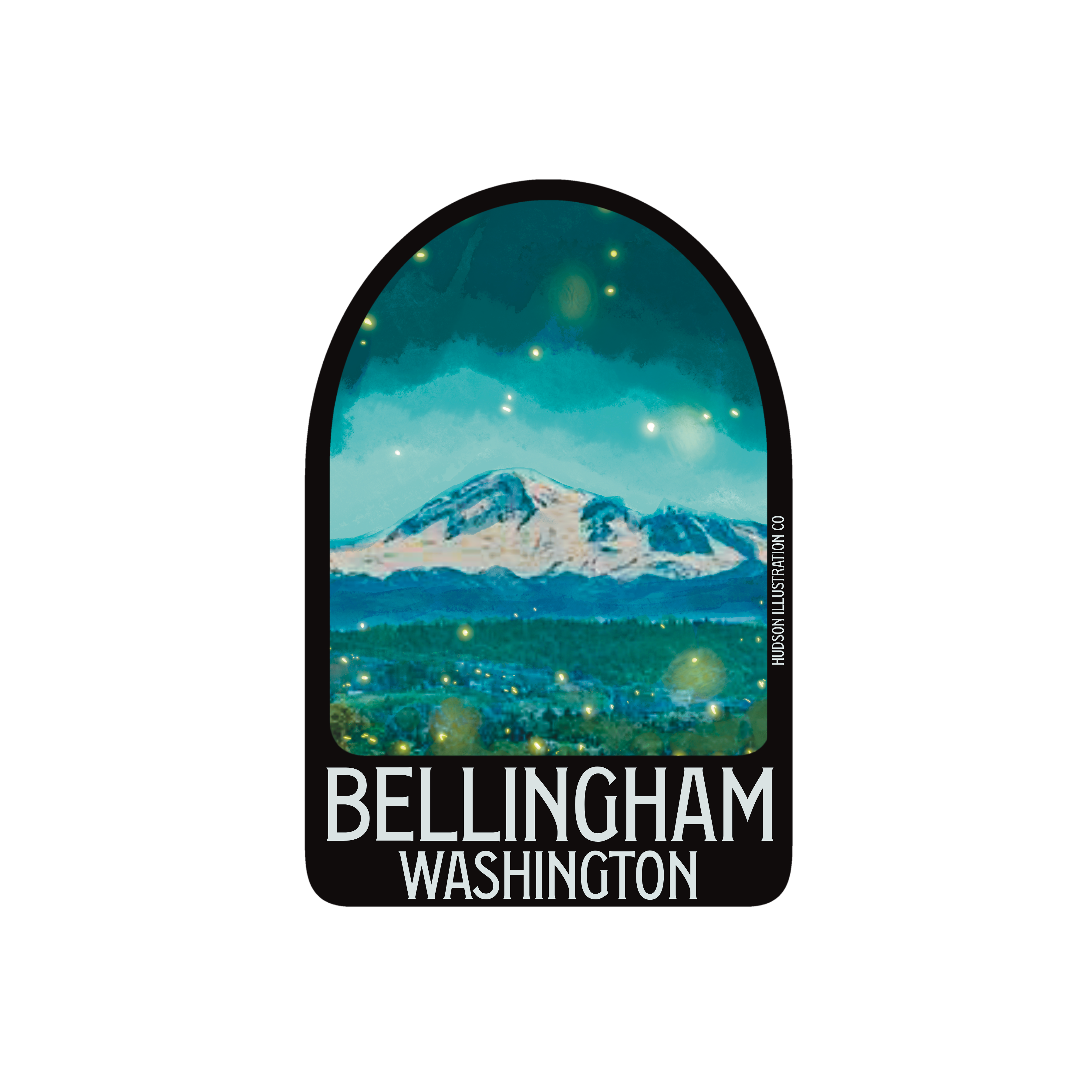 About Town Co - Wholesale Sticker - Bellingham Washington Sticker/Magnet/Print/Postcard 0