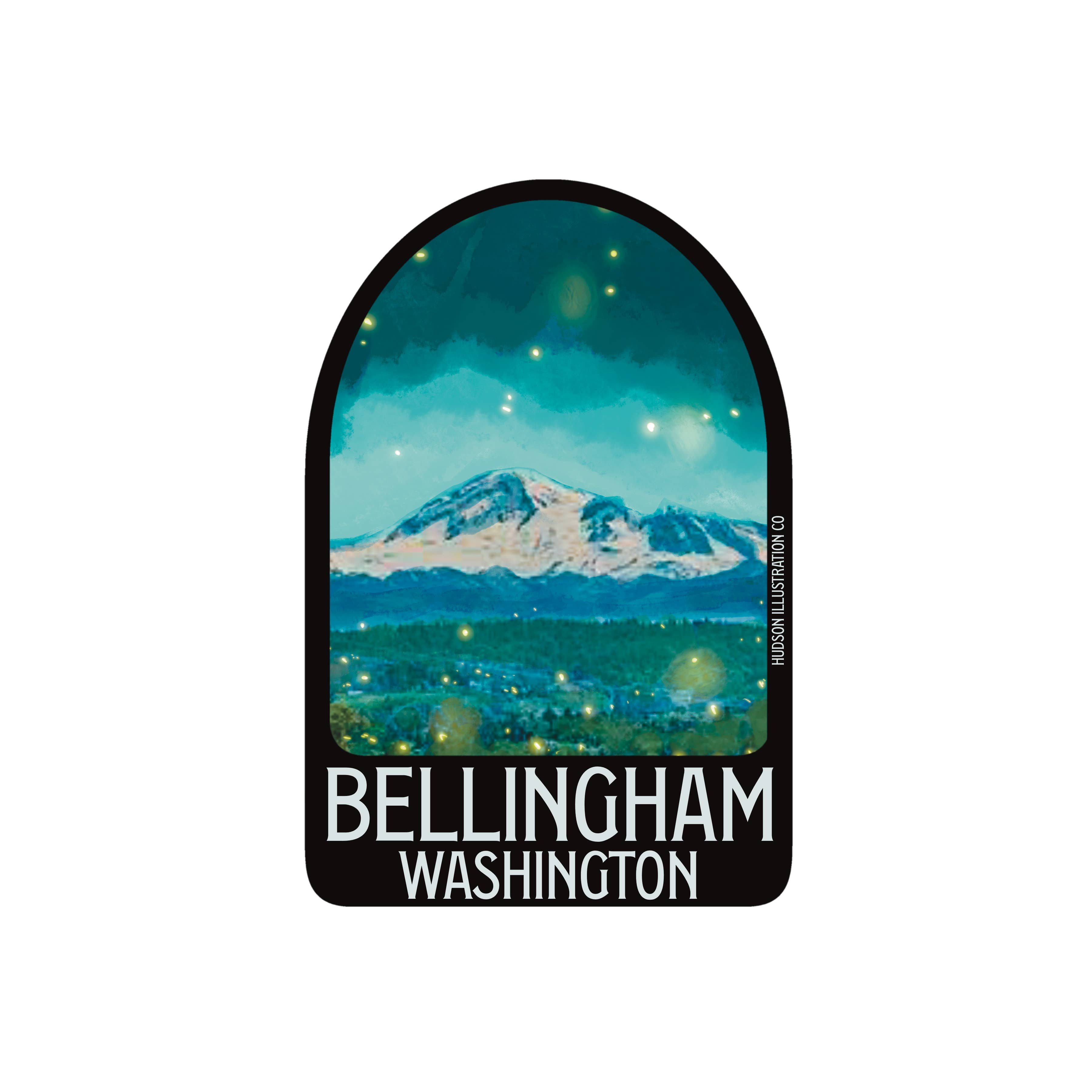 About Town Co - Wholesale Sticker - Bellingham Washington Sticker/Magnet/Print/Postcard