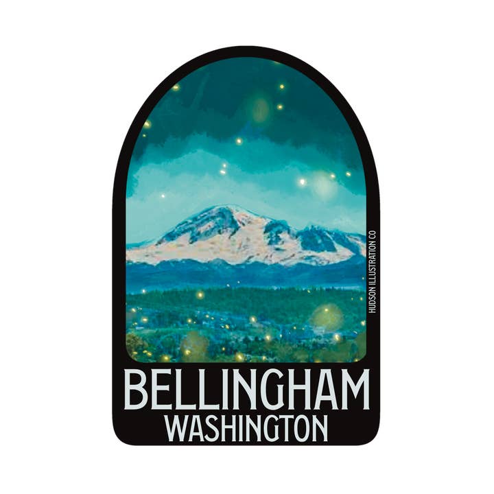 About Town Co - Wholesale Sticker - Bellingham Washington Sticker/Magnet/Print/Postcard 0
