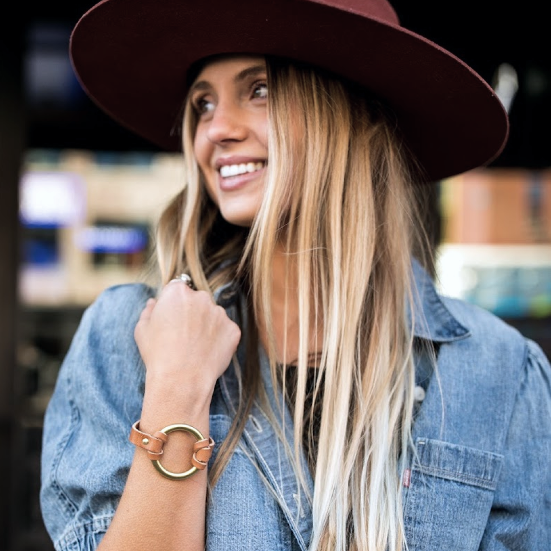 Range Leather Co. - Vente Bracelet jonc - Bracelet en cuir Chinati à anneau torique d'inspiration équestre20