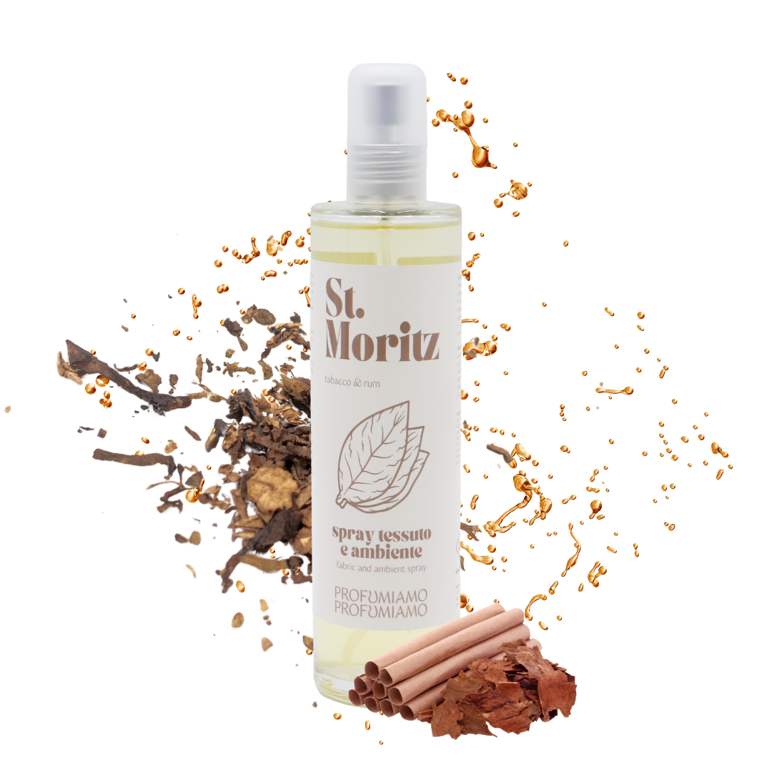 Profumiamo - Wholesale Room & Linen Spray - ST. MORITZ - tobacco and rum0