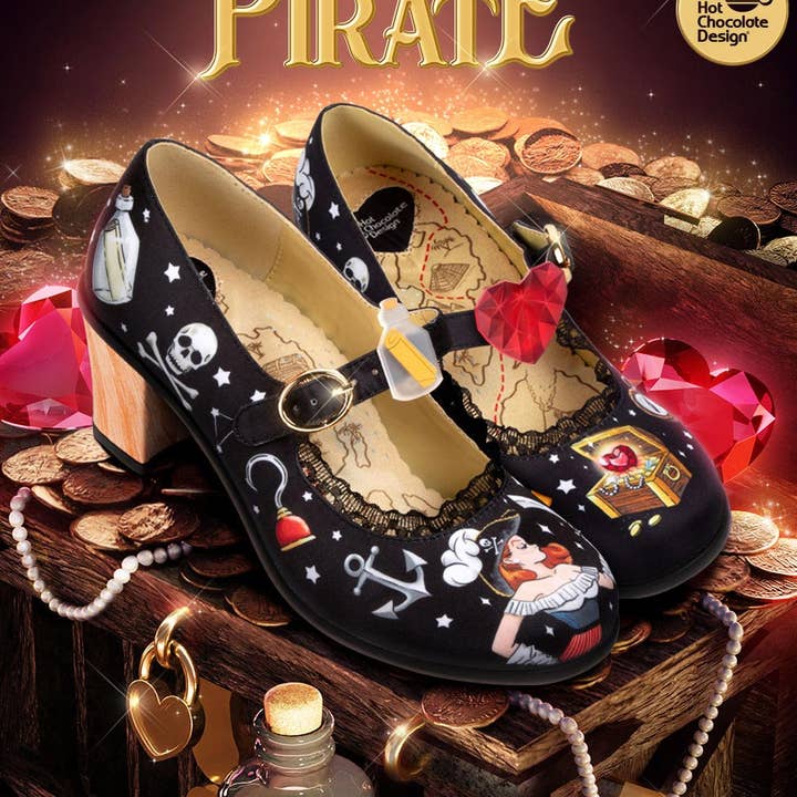 Chocolaticas® Pirate Mary Jane Décolleté da donna per la vendita all'ingrosso da parte di Eclectic Canada Inc.