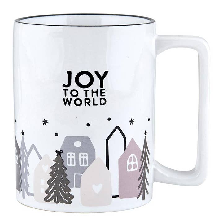 Holiday Organic Mug - Joy To The World for wholesale by Santa Barbara Design Studio by Creative Brands