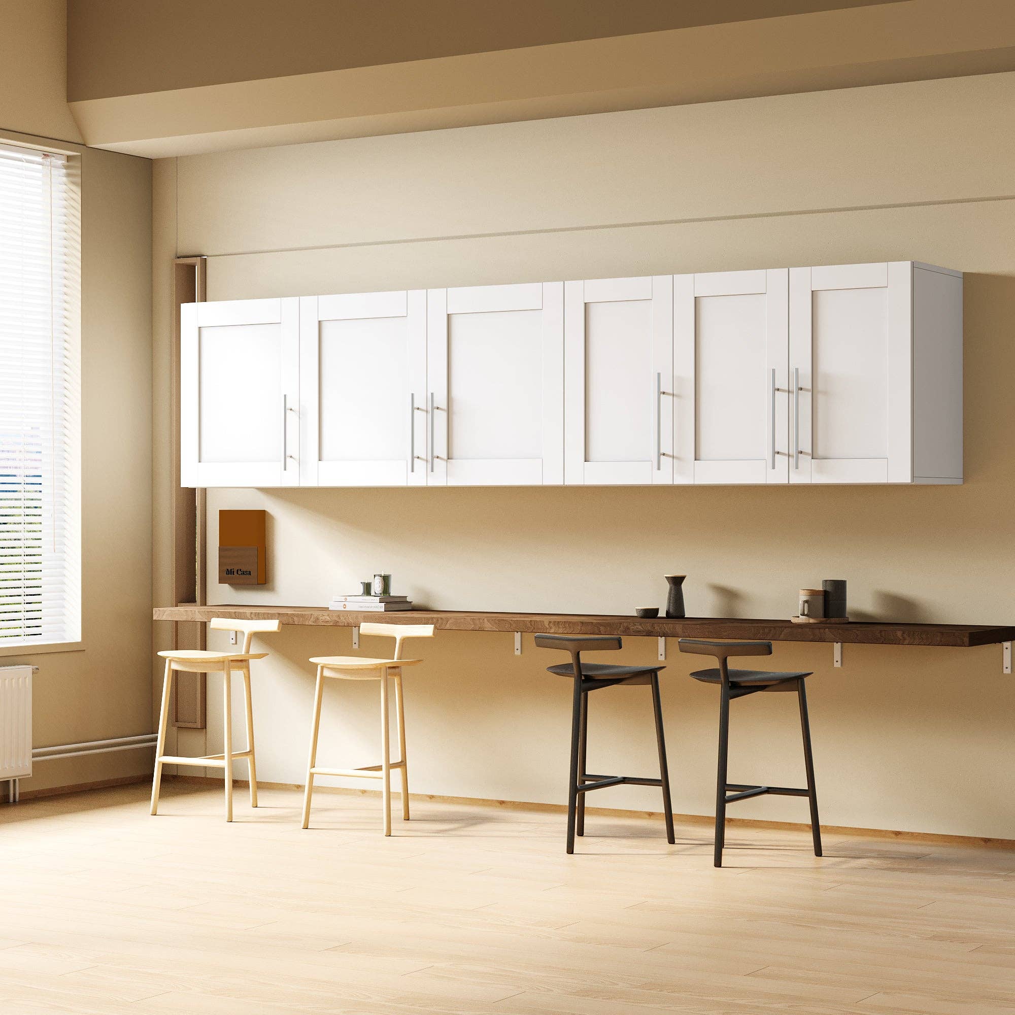 39F Inc. - Wholesale Cabinet - Stackable Wall Cabinet with Adjustable Shelves for Storage4