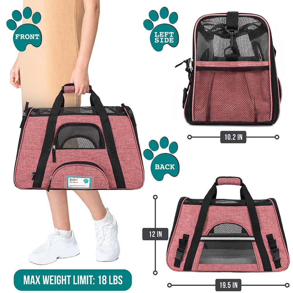 PetAmi - Wholesale Pet Carrier - Cat/Dog - Heather Tote Bag Pet Carrier45