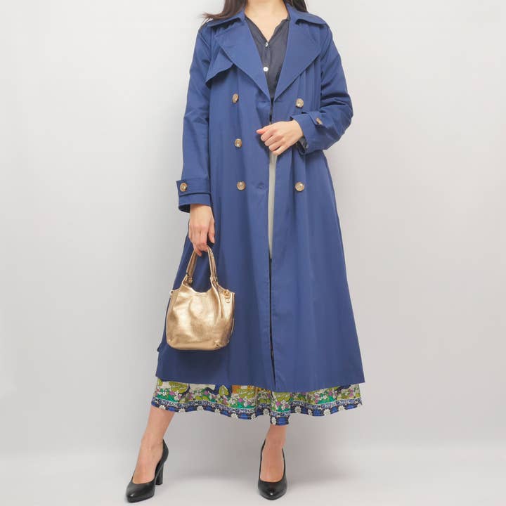Cecile Wang – Großhandel Trenchcoat – Damen – Doppelreihiger Trenchcoat mit Gürtel TDM8162410