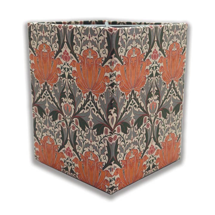 William Morris Pen Pot Desk Tidy Helena Peach Gift for wholesale by The Great British Card Company (GBCC) Ltd
