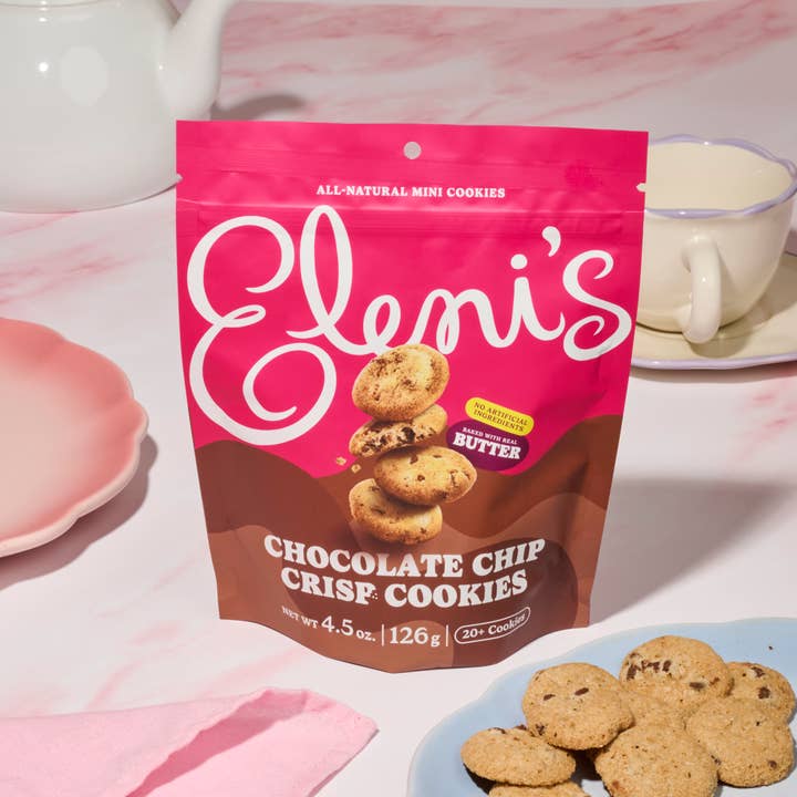 Mini Chocolate Chip Crisp Cookies for wholesale by Eleni's Cookies