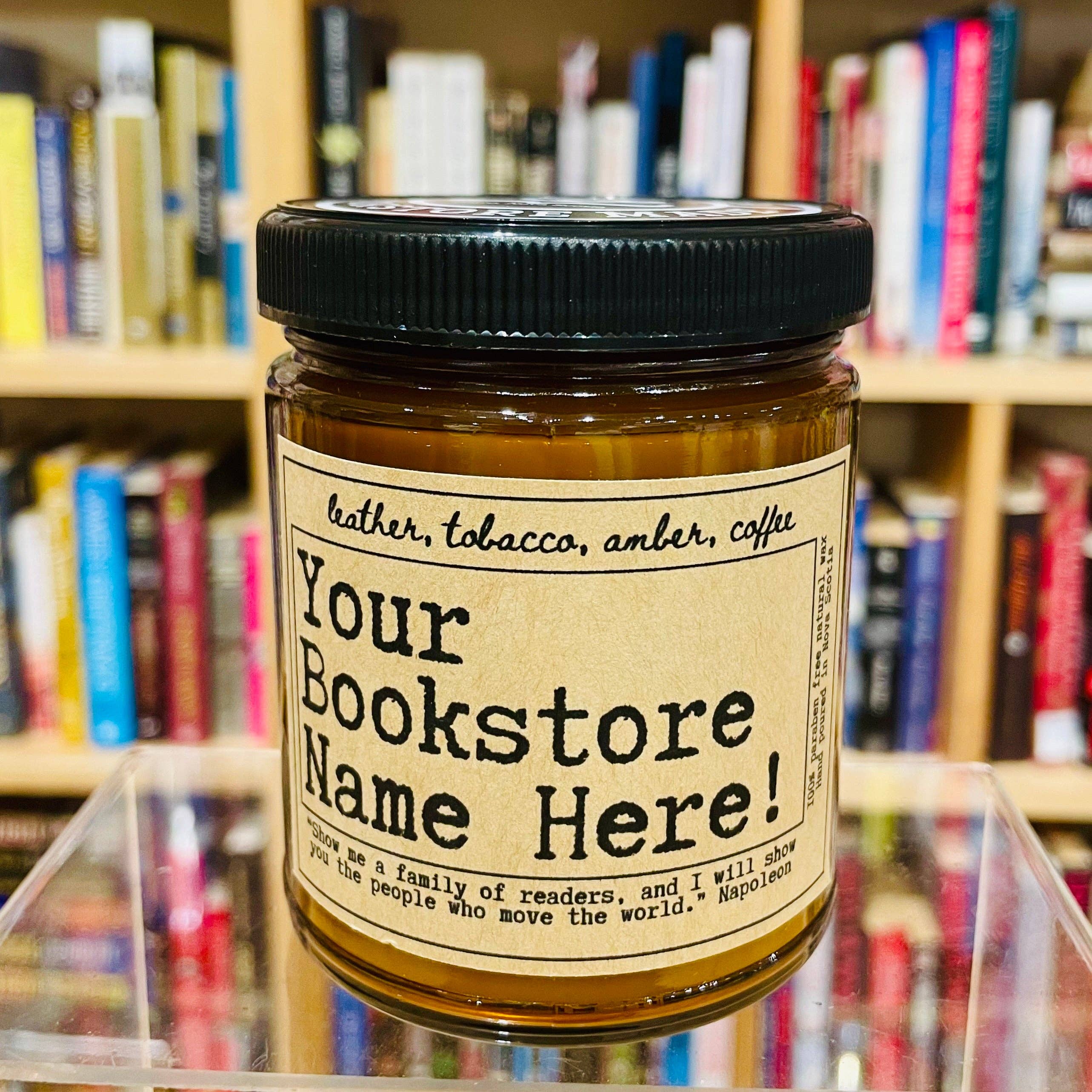 NovelTea Bookstore & Gifts - Vente Bougie en bocal - Bougie parfumée White Label Book2