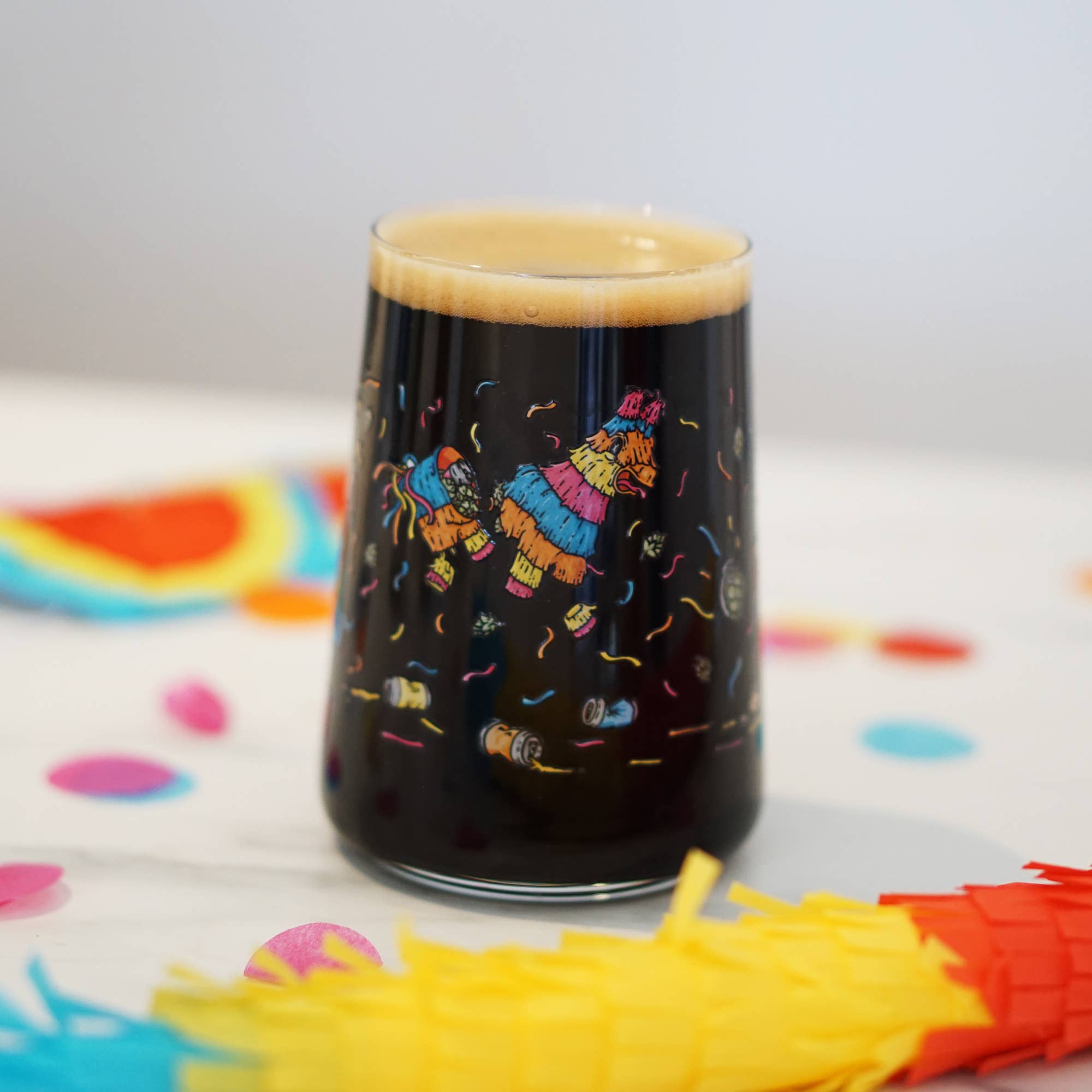 The Craft Diaries - Wholesale Bierglas/pul - PIÑATA glas - 430ml Oslo Craft Beer Glas6