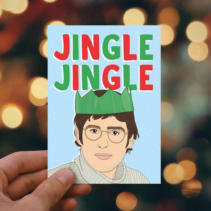 Louis Theroux Christmas Card - Jingle Jingle for wholesale by Bonne Nouvelle