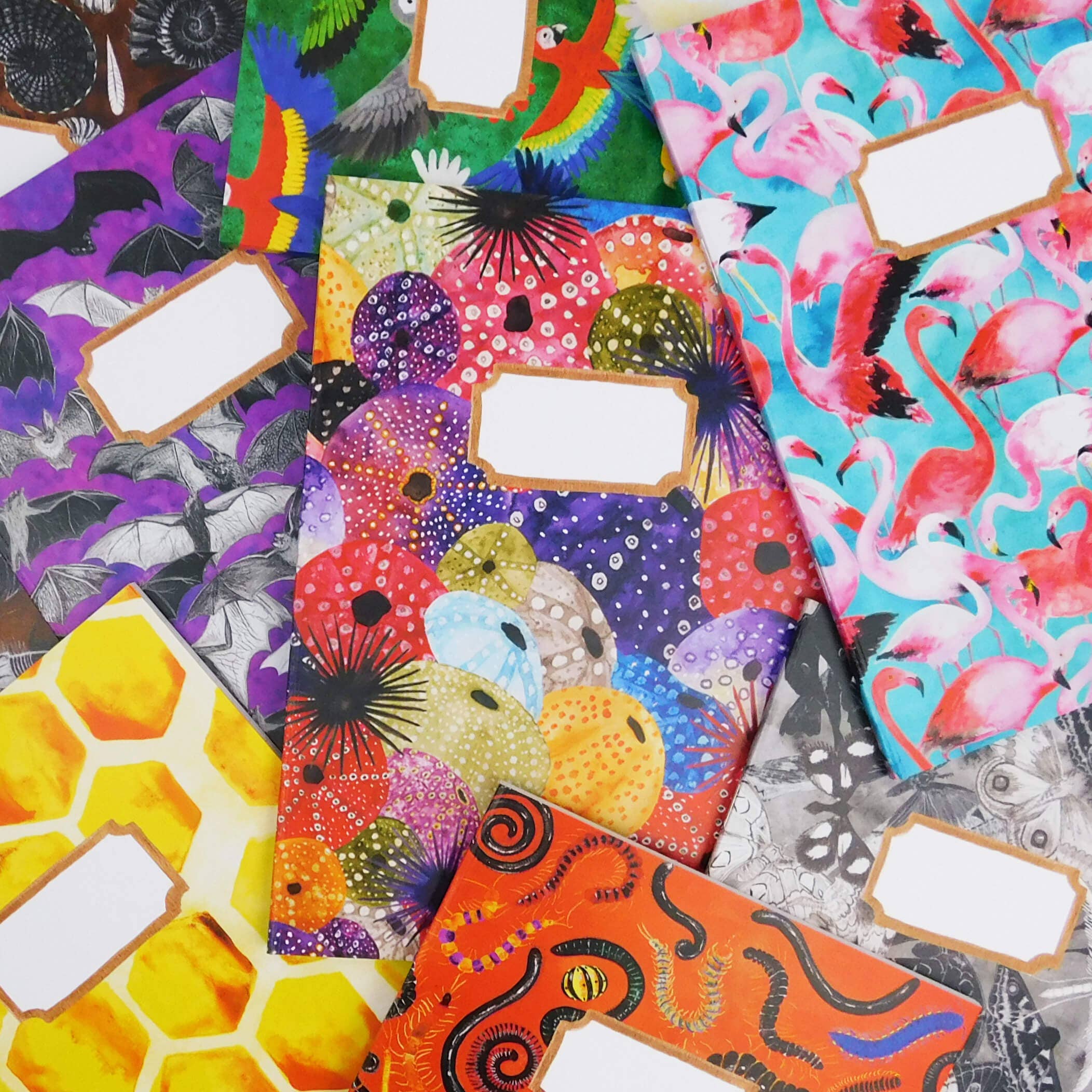 Bison Bindery – wholesale Journal/diary – Chiroptera Bat A5 Recycled Notebook - 76 Lined Pages5